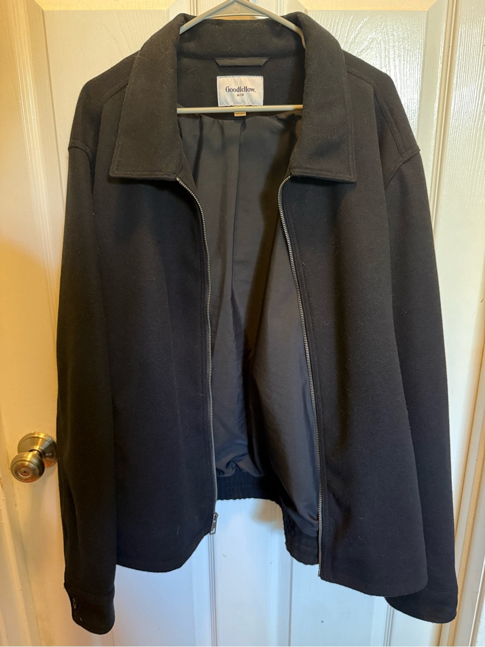 Goodfellow & Co Women's Black Zip Utility Jacket
